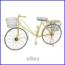 Traditional 32 x 54 Inch Iron Bicycle Plant Stand by Studio 350