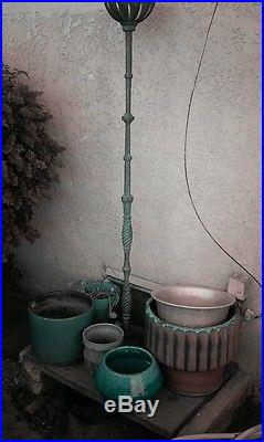 Trellis Wrought cast iron plant stand rare antique planter garden metal flower