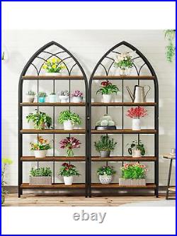 Tribesigns 5-Tier Indoor Plant Stand, Industrial Flower Potted Plant Stand Rack