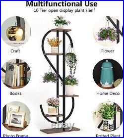 Tribesigns 60.62 Indoor Plant Stand Pack of 2, 5Tier Heart-Shaped Display Shelf