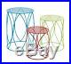 Unique Style The Colorful Set Of 3 Metal Plant Stand Home Decor 28916