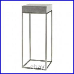 Uttermost 24806 Jude Plant 36 inch Industrial Modern Plant Stand Stainless