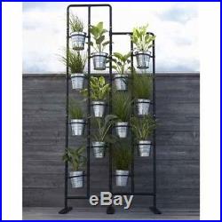 Vertical Metal Plant Stand 13 Tiers Display Plants Indoor or Outdoors on a Balco