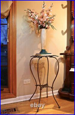 Victorian Styled METAL PLANT STAND or ART PEDESTAL - Price Reduced