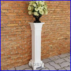 VidaXL Classic Square Pillar Plant Stand Floral Flower Yard Wed Party Decor