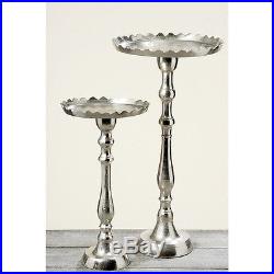 Vienna Plant Stand New Home Decoration Metal Round Flower Stand Table Silver