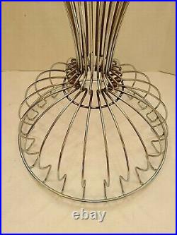Vintage 1960's Chrome Metal Wire Plant Stand Russell Woodard Mid Century Modern