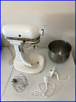 Vintage Hobart-Kitchenaid K5-A 5-Quart 10-Speed Stand Mixer Marks/stains WORKS