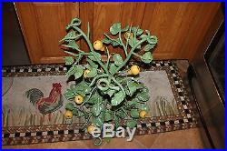 Vintage Mid Century Italian Pear Tree Metal Plant Stand Coffee Table-Shabby Chic