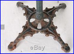 Vintage Pair Cast Iron Metal Table Bases Plant stand victorian