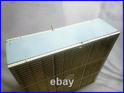 Vintage Vernco 3 Speed & Climate Control Metal Box Fan Works Great