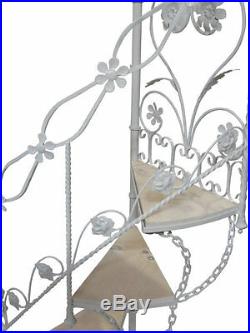 Wrought Iron Garden Staircase Library Spiral Stairs Wedding Shop Display Stairs