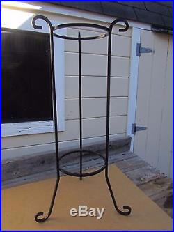 Wrought Iron Plant stand 2 pot plant stand 8 3/4 opening