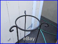 Wrought Iron Plant stand 2 pot plant stand 8 3/4 opening