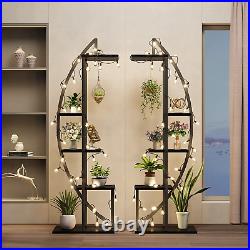 YOLENY 2 Pcs 5 Tier Metal Plant Stand Plant Stands for Indoor Plants Multiple, P